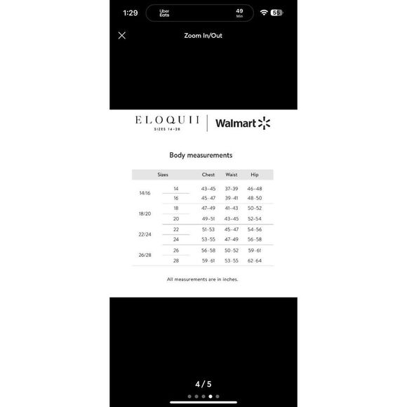 Eloquii Elements Dot Smocked Midi - Picture 4 of 4